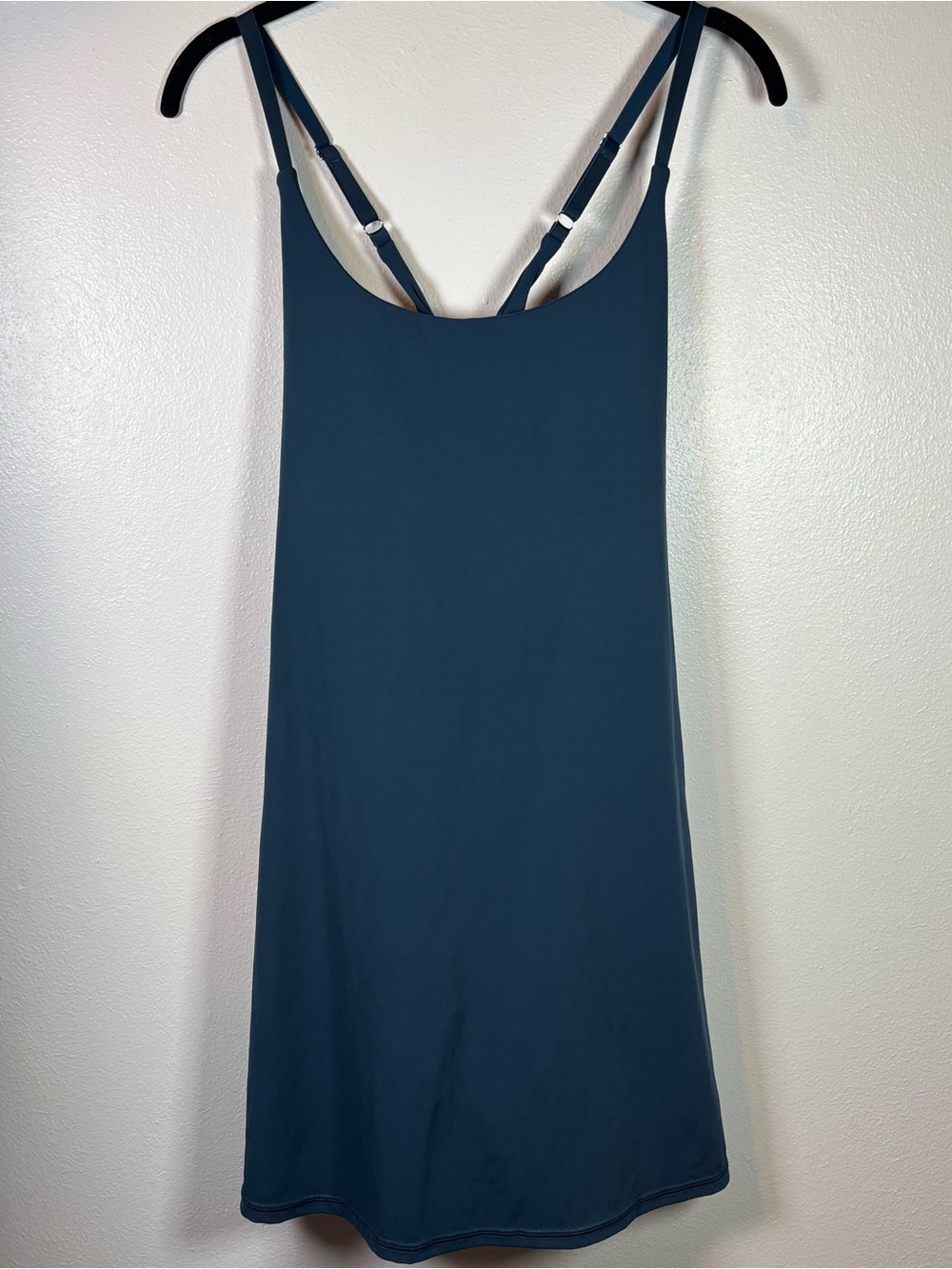 Ewedoos Exercise Dress with Criss Cross Adjustable Straps, Built In Bra & Shorts
